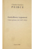 Zaniedbany Argument i inne pisma z lat 1907-1913