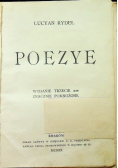 Poezye 1909 r.
