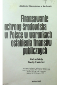Finansowania ochrony środowiska w Polsce