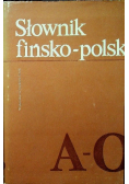 Słownik fińsko - polski Tom I