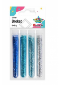 Brokat w fiolkach mix 4 kolory