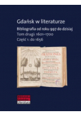 Gdańsk w literaturze Bibliografia od roku 997 do dzisiaj
