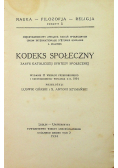 Kodeks społeczny 1934 r.