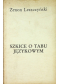 Szkice o tabu językowym