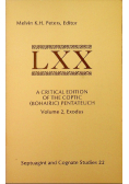 LXX a critical edition of the coptic Bohairic Pentateuch