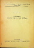 Podstawy nauki o korozji i ochronie metali