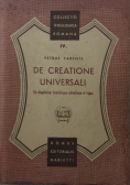 De Creatione Universali 1943 r.