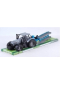 Traktor z pługiem