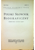 Polski Słownik Biograficzny Tom XVIII / 4