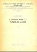 Elementy Analizy Funkcjonalnej