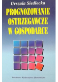 Prognozowanie ostrzegawcze w gospodarce