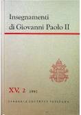 Insegnamenti di Giovanni Paolo II Tom XV część 2