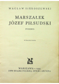 Marszałek Józef Piłsudski życiorys 1935 r.