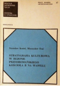 Stratygrafia kulturowa w rejonie przedromańskiego kościoła B na Wawelu