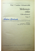Melioracje rolne Tom I