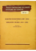 Teksty źródłowe do nauki historii w szkole Nr 35