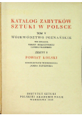 Katalog zabytków sztuki w Polsce tom V zeszyt 8
