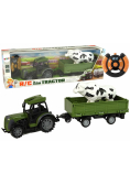 Traktor RC z przyczepą + figurka MIX