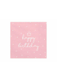 Serwetki Happy Birthday 33x33cm 20szt