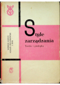 Style zarządzania teoria i praktyka