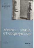 Łódzkie studia etnograficzne Tom VII