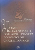 Ustawy III Rzeczypospolitej o stosunku Państwa do kościołów chrześcijańskich