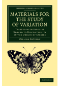 Materials for the Study of Variation