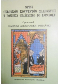 Spisy członków konwentów zakonnych z Pomorza Gdańskiego do 1309 roku