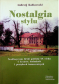 Nostalgia stylu