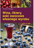 Wina likiery soki owocowe własnego wyboru