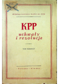KPP uchwały i rezolucje tom I