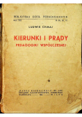 Kierunki i prądy pedagogiki współczesnej 1938 r.