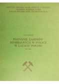 Poznanie zasobów mineralnych w Polsce w latach 1919 - 1983