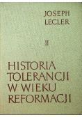 Historia tolerancji w wieku reformacji Tom II