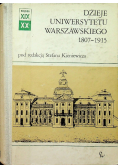 Dzieje Uniwersytetu Warszawskiego 1807 - 1915
