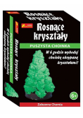 Rosnące kryształy. Puszysta choinka zielona