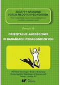 Orientacje jakościowe w badaniach pedagogicznych
