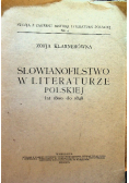 Słowianofilstwo w literaturze polskiej lat 1800 do 1848 1926 r.