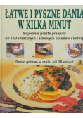 Łatwe i pyszne dania w kilka minut