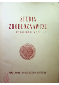 Studia Źródłoznawcze Commentationes Tom XX