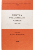 Muzyka w czasopismach polskich 1919 - 1939