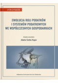 Ewolucja roli podatków i systemów podatkowych..