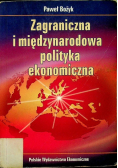 Zagraniczna i międzynarodowa polityka ekonomiczna