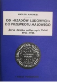 Od rządów ludowych do przewrotu majowego