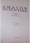 Amator scientiae festschrift fur Dr Peter Ohr