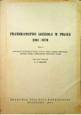 Prawodawstwo Kościoła w Polsce 1961 - 1970