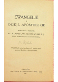 Nowy Testament Ewangelie i Dzieje apostolskie 1917 r.
