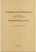 Z zagadnień teorii i filozofii prawa Instrumentalizacja prawa