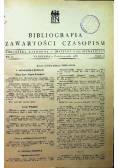 Bibliografia zawartości czasopism Zeszyt 10 1972 r