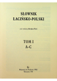 Słownik łacińsko polski tom I